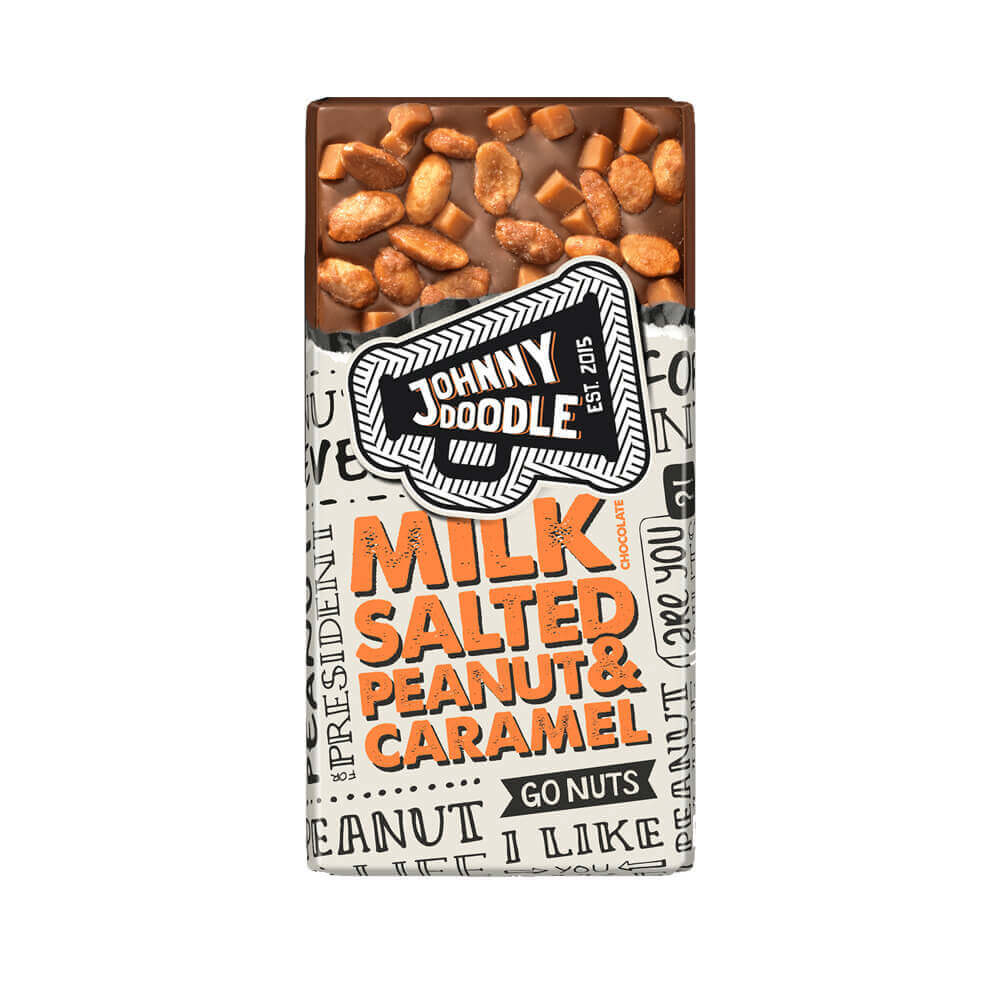 Johnny Doodle Milk Salted Caramel Bar 150g